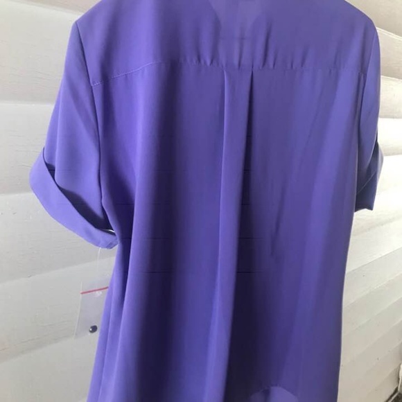 Kathy Che Lavender Blouse S - Picture 3 of 3